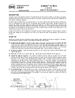 DH Instruments MOLSTIC LO FLOW Instruction Sheet preview