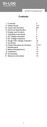 Preview for 2 page of Di-LOG CombiVolt DL6780 Instruction Manual