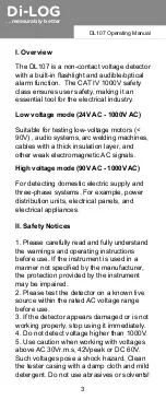 Preview for 4 page of Di-LOG DL10 Series
DL107 Instruction Manual