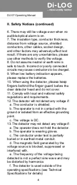 Preview for 5 page of Di-LOG DL10 Series
DL107 Instruction Manual