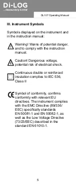 Preview for 6 page of Di-LOG DL10 Series
DL107 Instruction Manual