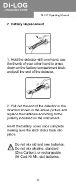 Preview for 10 page of Di-LOG DL10 Series
DL107 Instruction Manual