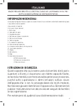 Preview for 27 page of Di4 Vapore Stiro Duo 2600 Manual