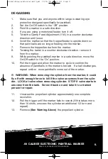 Preview for 11 page of DIABLO PAINTBALL MONGOOSE User Manual