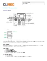 DialNEX IP 2130 Instructions preview