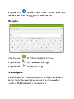 Preview for 8 page of Dialog Tab Pro User Manual