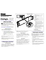 Dialogic Media Board DMV1200BTEP Quick Install Card preview