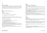 Preview for 12 page of Diamant Cipollini FLUSSO Operation And Maintenance Manual