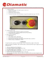 Preview for 5 page of Diamatic MPS-1027E Operating Instructions Manual