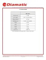 Preview for 6 page of Diamatic MPS-1027E Operating Instructions Manual