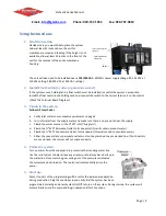 Preview for 2 page of Diamond H2O Element ELE-1600-LT Manual