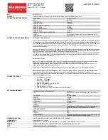 Diamond Multimedia 4870PE5512OC Specification Sheet preview