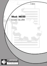 Preview for 1 page of Diamond N600 User Manual