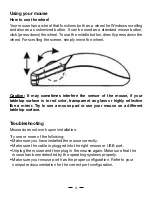 Preview for 4 page of Dicota Laser USB Notebook Mouse Stream User Manual