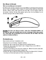 Preview for 8 page of Dicota Laser USB Notebook Mouse Stream User Manual