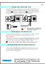 Preview for 2 page of DIEBOLD JJB-23ES User Manual