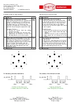 Preview for 15 page of Dietz SB 100 Operating Instructions Manual