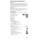 Preview for 4 page of digi-tech Auriol 4-LD5380 Usage And Safety Instructions