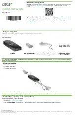 Preview for 1 page of Digi One SP Quick Start Manual