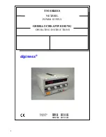 digimess TM10100 Operating Instructions Manual preview