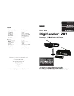 DigiSender DG458  ZX7 Manual preview