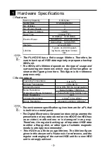 Preview for 3 page of Digital Electronics Corporation PL-HD210 Operation Instructions Manual