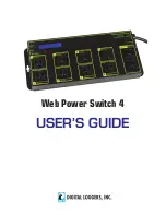 Preview for 1 page of Digital Loggers Web Power Switch 4 User Manual