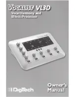 Preview for 1 page of DigiTech VOCALIST VL3D - Owner'S Manual