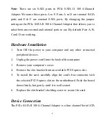 Preview for 4 page of Digitus 4-CHANNEL SATA II User Manual