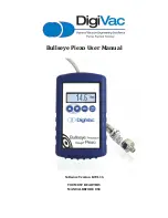 DigiVac Bullseye Piezo User Manual preview