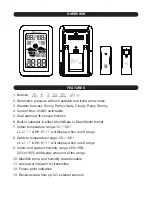 Preview for 2 page of Digoo DG-TH11300 Operating Instructions Manual