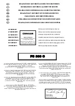 Preview for 2 page of Dimas FS 300 C Operating Instructions Manual