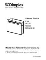 Preview for 1 page of Dimplex 690932XXXX Owner'S Manual