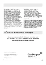 Preview for 30 page of Dimplex 6909410110 Owner'S Manual