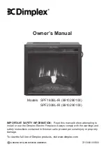 Preview for 1 page of Dimplex 6910280100 Owner'S Manual