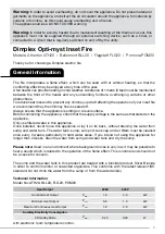 Preview for 3 page of Dimplex Atherton ATH20 Operating Instructions Manual