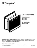 Preview for 1 page of Dimplex BF362SD Service Manual