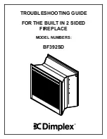 Preview for 1 page of Dimplex BF392SD Troubleshooting Manual