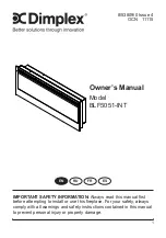 Preview for 1 page of Dimplex BLF5051-INT Owner'S Manual