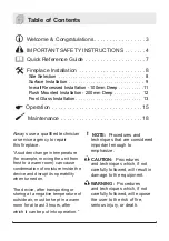 Preview for 2 page of Dimplex BLF5051-INT Owner'S Manual