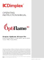 Dimplex Braemar Optiflame 3D BMR20 Series Operating Instructions Manual preview