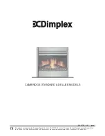 Preview for 1 page of Dimplex CAMBRIDGE STANDARD Instruction Manual