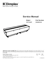 Preview for 1 page of Dimplex CDFI1000P Service Manual