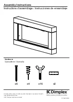 Preview for 1 page of Dimplex Cohesion DT1267BLK Assembly Instructions Manual