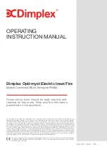 Preview for 1 page of Dimplex Crestmore CRS20 Operating Instructions Manual