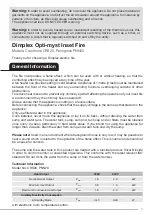 Preview for 3 page of Dimplex Crestmore CRS20 Operating Instructions Manual