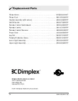 Preview for 18 page of Dimplex DCF44 Owner'S Manual