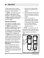 Preview for 10 page of Dimplex DF2600L Owner'S Manual