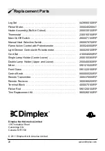 Preview for 20 page of Dimplex DF2608 Owner'S Manual