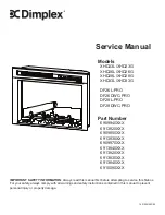 Dimplex DF26DWC-PRO Service Manual preview